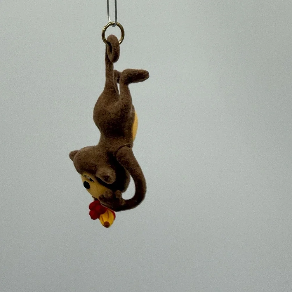 Lot of 3 Monkey‎ Ornaments Christmas Holiday Tree Sock Monkey Hanging